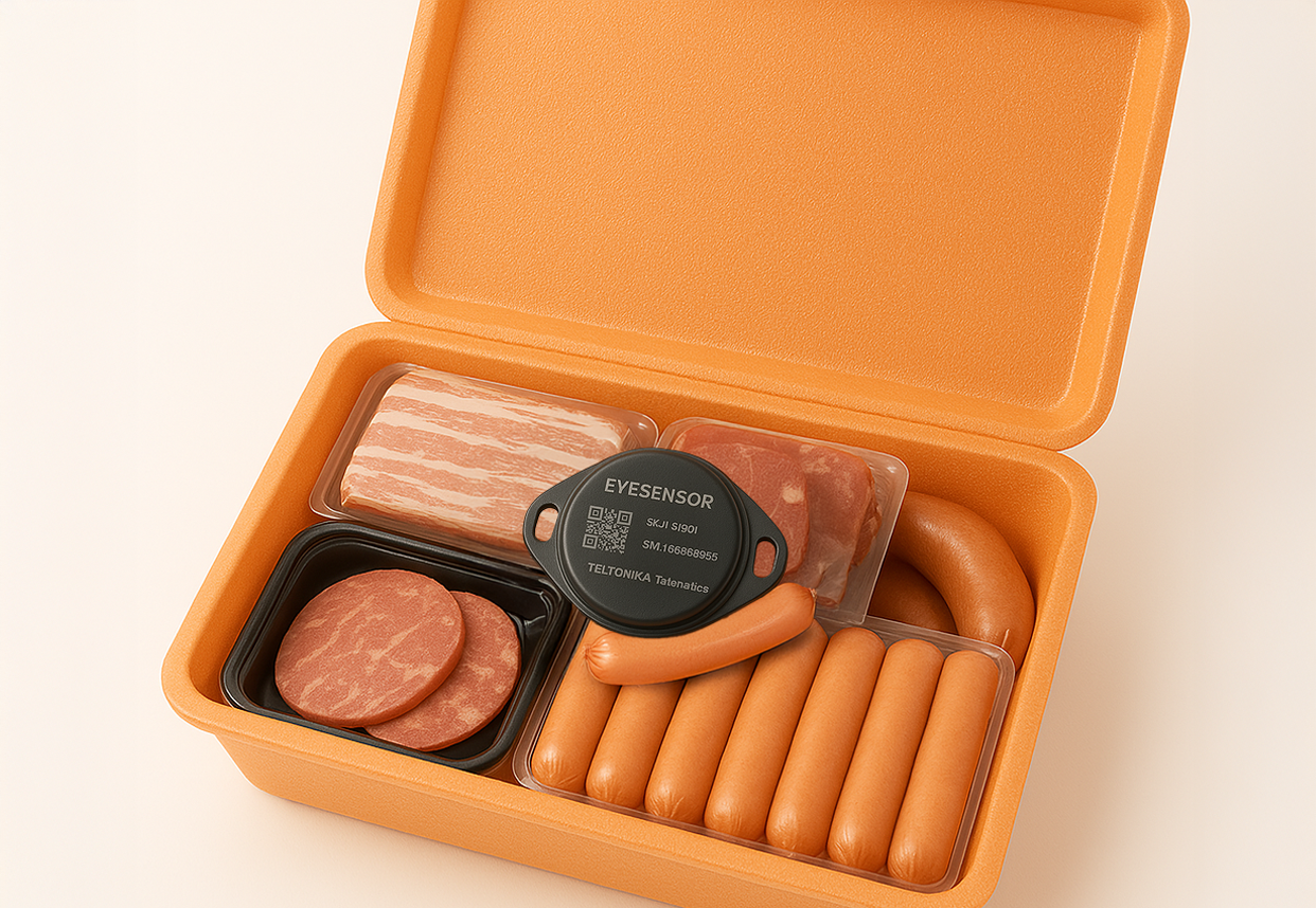 Real-time temperature monitoring ensuring the freshness of perishable goods during transit with route optimization and predictive analytics